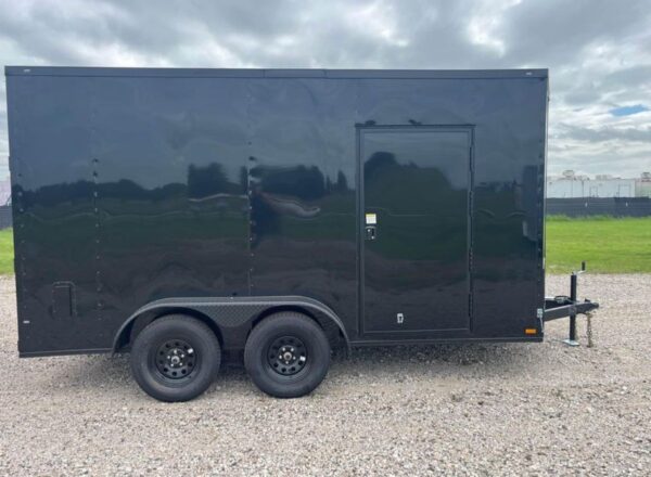 Black V nose enclosed trailer -2021 - Image 2