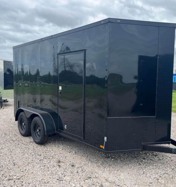Black V nose enclosed trailer -2021 - Image 4