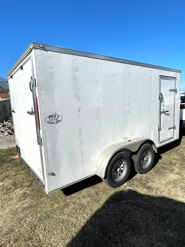 Enclosed Trailer 2021-white - Image 4