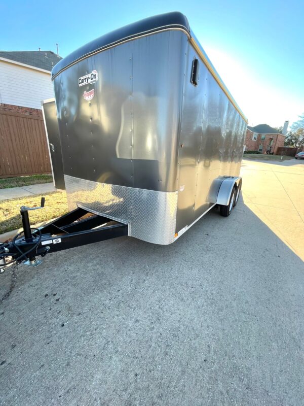 Enclosed Trailer 2021-silver - Image 7