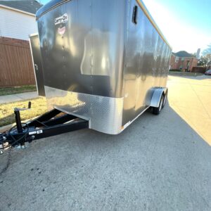 Enclosed Trailer 2021-silver