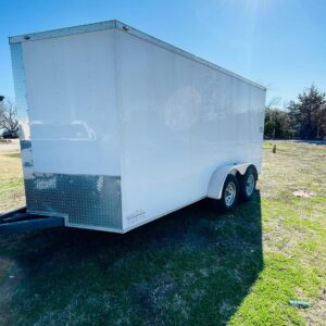 Enclosed Trailer 2021-white