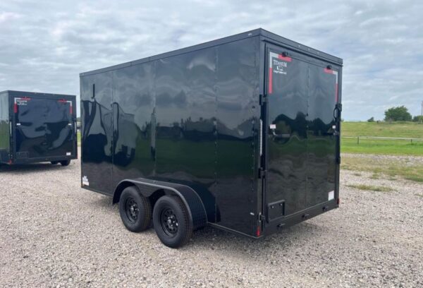 Black V nose enclosed trailer -2021 - Image 3