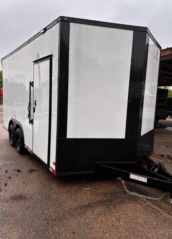 Enclosed Trailer white-2023 - Image 8