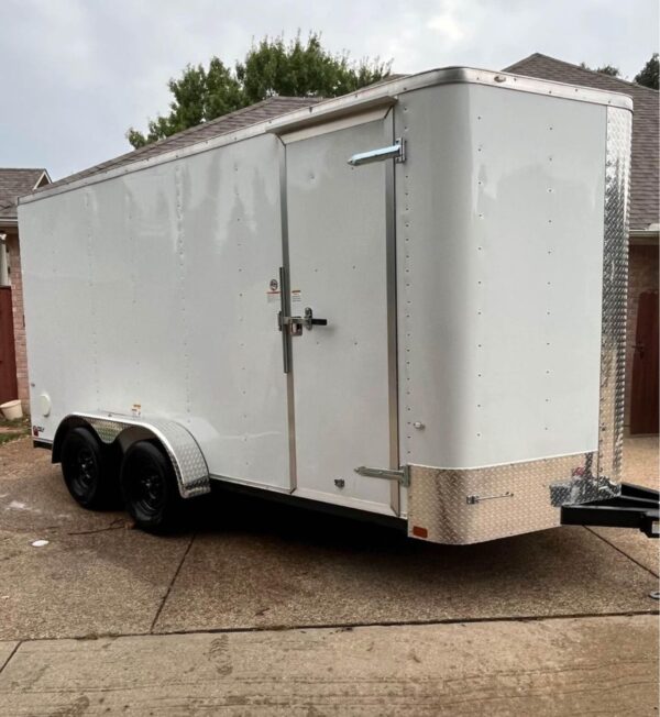 Enclosed Trailer white-2022 - Image 9